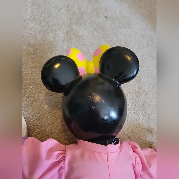 Vintage Minnie Mouse Musical Notes Doll Toy Disney 1990 Mattel 13.5" - Picture 6 of 10